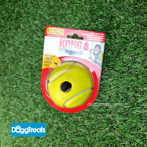 KONG Rewards Tennis Treat Ball Dispensing Toy Small