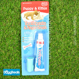 Dog Toothpaste Puppy Cat Kitten Toothbrush Finger Brush Set Pack Dental Hygiene