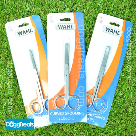 Wahl Curved Grooming Scissors for Dogs or Cats Trimming Grooming Metal