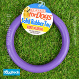 Rubber Ring Dog Toy - Large 7"