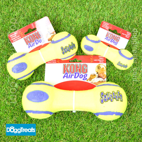 KONG Squeak Air Dumbbell Dog Toy