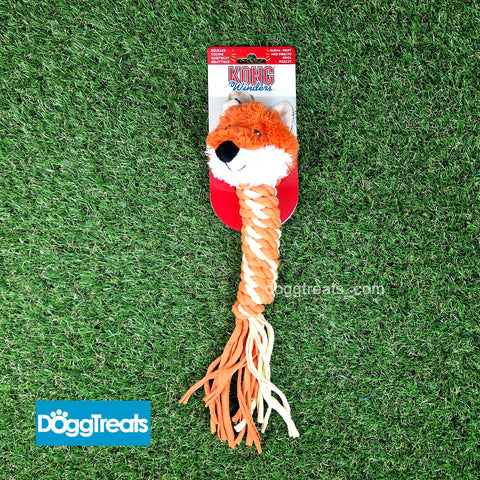 KONG Winders Fox Medium Dog Toy