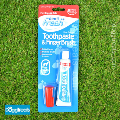 Dog Toothpaste Puppy Cat Kitten Toothbrush Finger Brush Set Pack Dental Hygiene