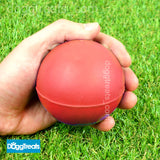 SOLID RUBBER BALL DOG TOY LARGE - Classic Fetch Chase Chew Hard Balls - 7cm