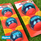 KONG Squeezz Action Ball - Squeak Rubber Chase & Play Ball