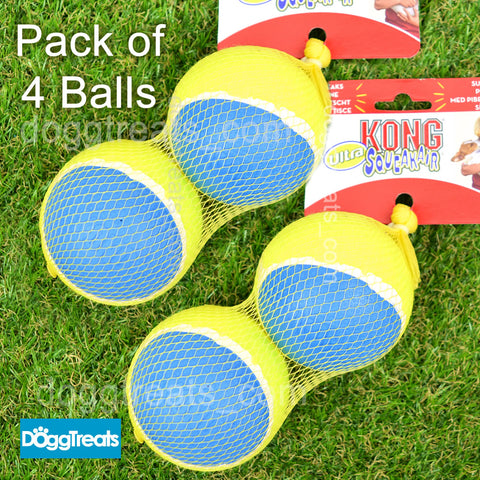 KONG Squeakair ULTRA Tennis Ball Dog Toy - Squeaker - Medium or Large