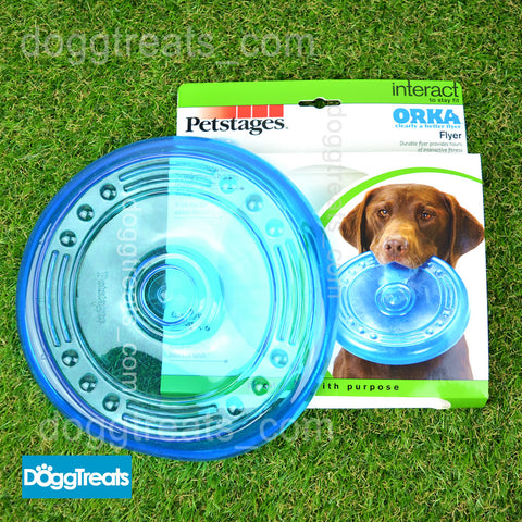 Dog Flyer Frisbee Petstages Orka Soft Rubber Tough and Durable Toy