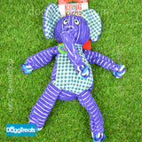 KONG Floppy Knots Dog Toy - Rope Squeaker - Wild Bear Hippo Elephant Fox Bunny